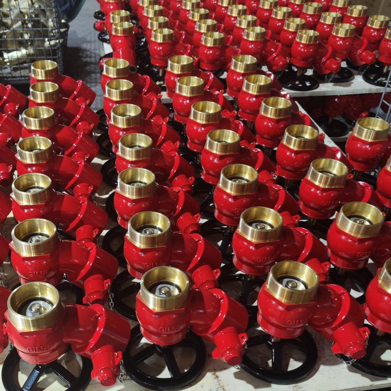 YAfire Oblique Landing Valve/oblique landing valve/screw oblique landing valve	/2-1/2 oblique landing valve/unique 65mm screwed oblique landing valve/oblique landing valves/oblique type landing valve/oblique pattern hydrant landing valve